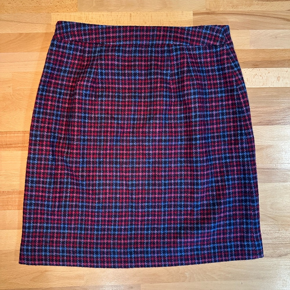 Talbots Wool Plaid Skirt - Picture 5 of 9